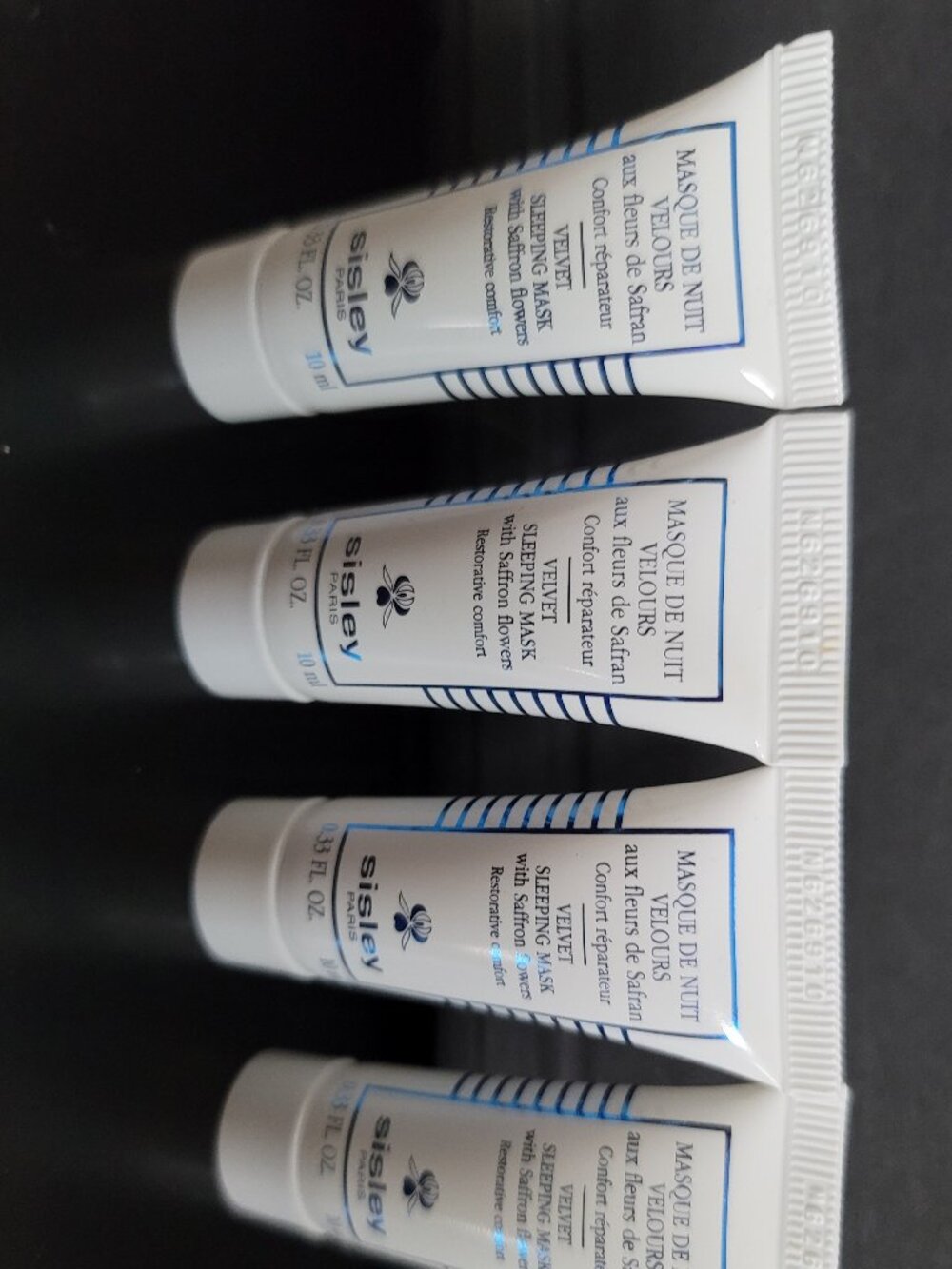 4 x 10ml Sisley Paris Velvet Sleeping Mask